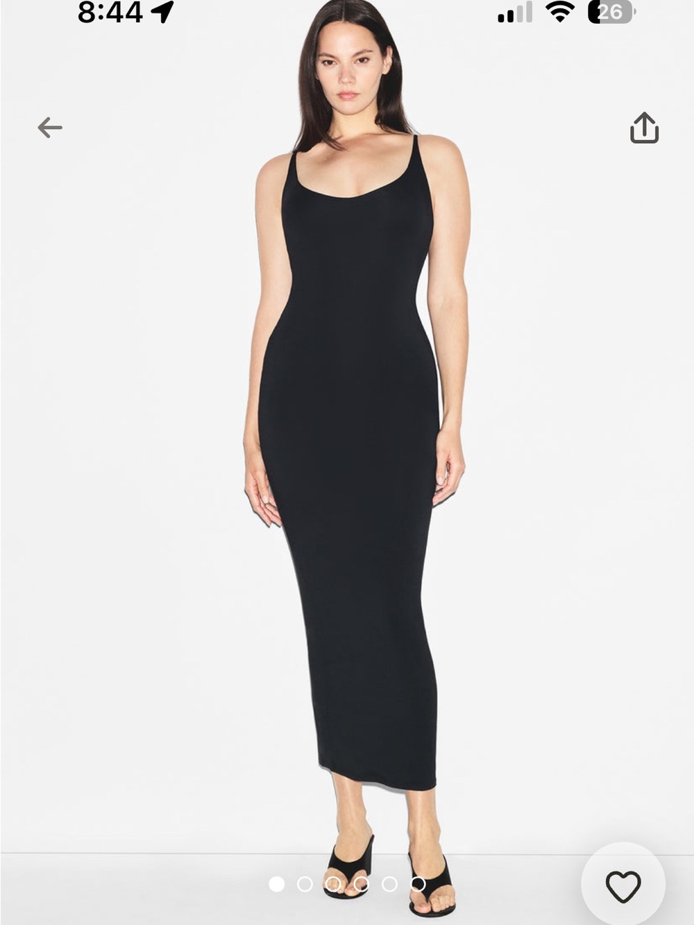 Skims smooth lounge scoop neck dress